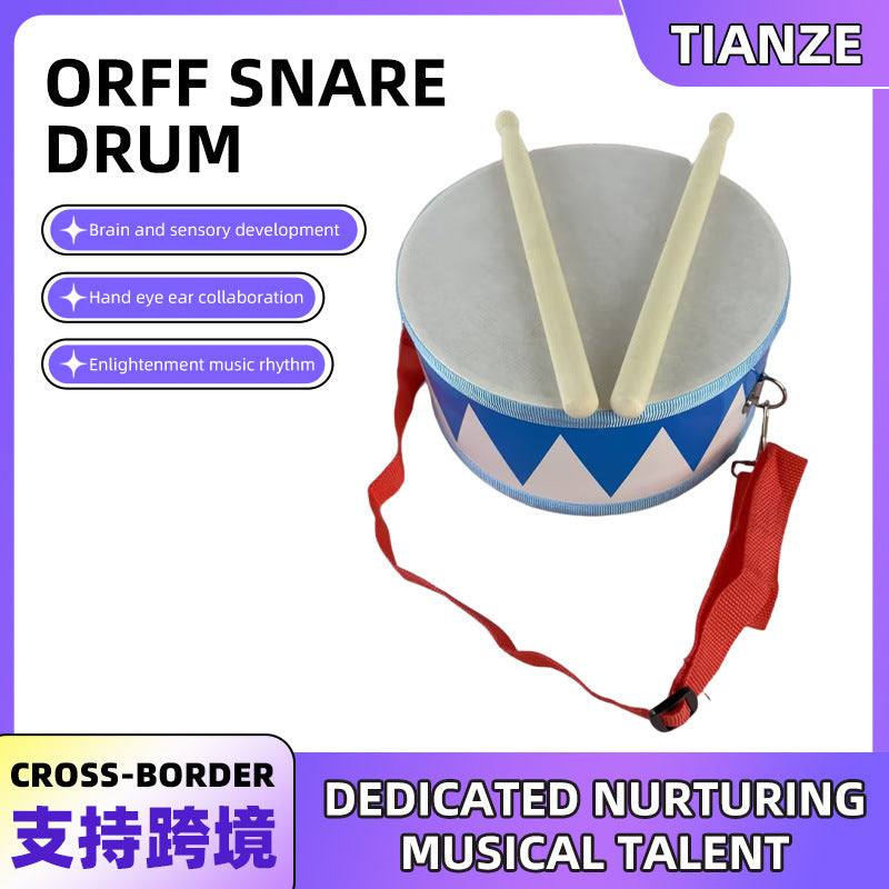 Orff Hand Drum with Adjustable Waist Belt for Early Education and Performance
