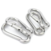 304 Stainless Steel Quick Link Carabiner for Chains, Ropes, and Keychains