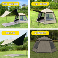 Automatic Hexagonal Blackout Tent for Camping and Outdoor Adventures