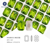 K9 Crystal Octagonal Cross-Cut Rhinestones for Nail Art, Jewelry, and Accessories