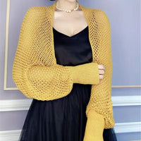 Ice Silk Shawl Shrug for Cheongsam Sun Protection Arm Sleeves