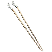 Charcoal Stove Crane Fire Chopsticks Brass Tongs Tea Ceremony Accessories