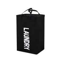 Foldable Canvas Laundry Hamper with Handles, Collapsible Storage Basket for Clothes, Toys, and Home Organization