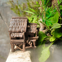Ceramic Aquarium Ornament House Pavilion for Fish Tank Landscaping