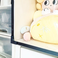 Ultra-Transparent PVC Dustproof Cabinet Curtain with Magnetic Strip for Bookcases and Cupboards