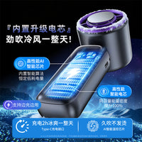 Portable Handheld Mini Fan with Ice Compress Function, High-Speed Quiet Operation for Outdoor and Office Use