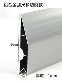 Multi-functional Aluminum Alloy Plastering Screed Leveling Ruler for Walls and Corners