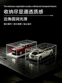 Acrylic Display Case for 1:43 Scale Model Cars Dustproof Transparent Collectible Show Box