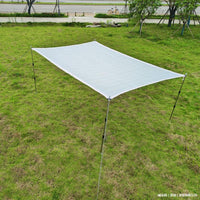 Adjustable Telescopic Pole for Sunshade Net Support, Ground Insert Type