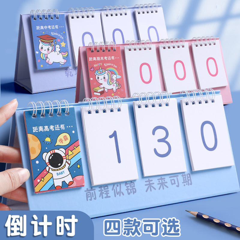 Countdown Calendar for Exams - Tear-Off 100-Day Motivational Planner