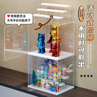 Clear Acrylic Large Capacity Blind Box Display Case Dustproof Figurine Organizer