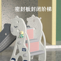 Kids Indoor Outdoor Foldable Slide with Ladder, Toddler Play Slide Toy for Home and Kindergarten