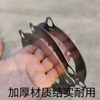 Camping Stove Chimney Wind Rope Fixing Ring for Outdoor Wood Burning Stoves