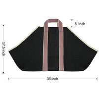 Waterproof Firewood Log Carrier Bag, Large Capacity Portable Camping Tote