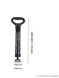 Retractable Handle for Outdoor Camping Cart Folding Wagon