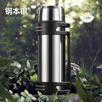 Large Capacity 304 Stainless Steel Insulated Thermos for Outdoor Travel and Car Use