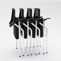 Folding Training Chair with Writing Tablet for Conference Room Office Classroom