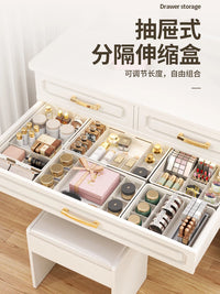 Expandable Drawer Organizer with Adjustable Dividers for Desk, Vanity, Kitchen Utensils