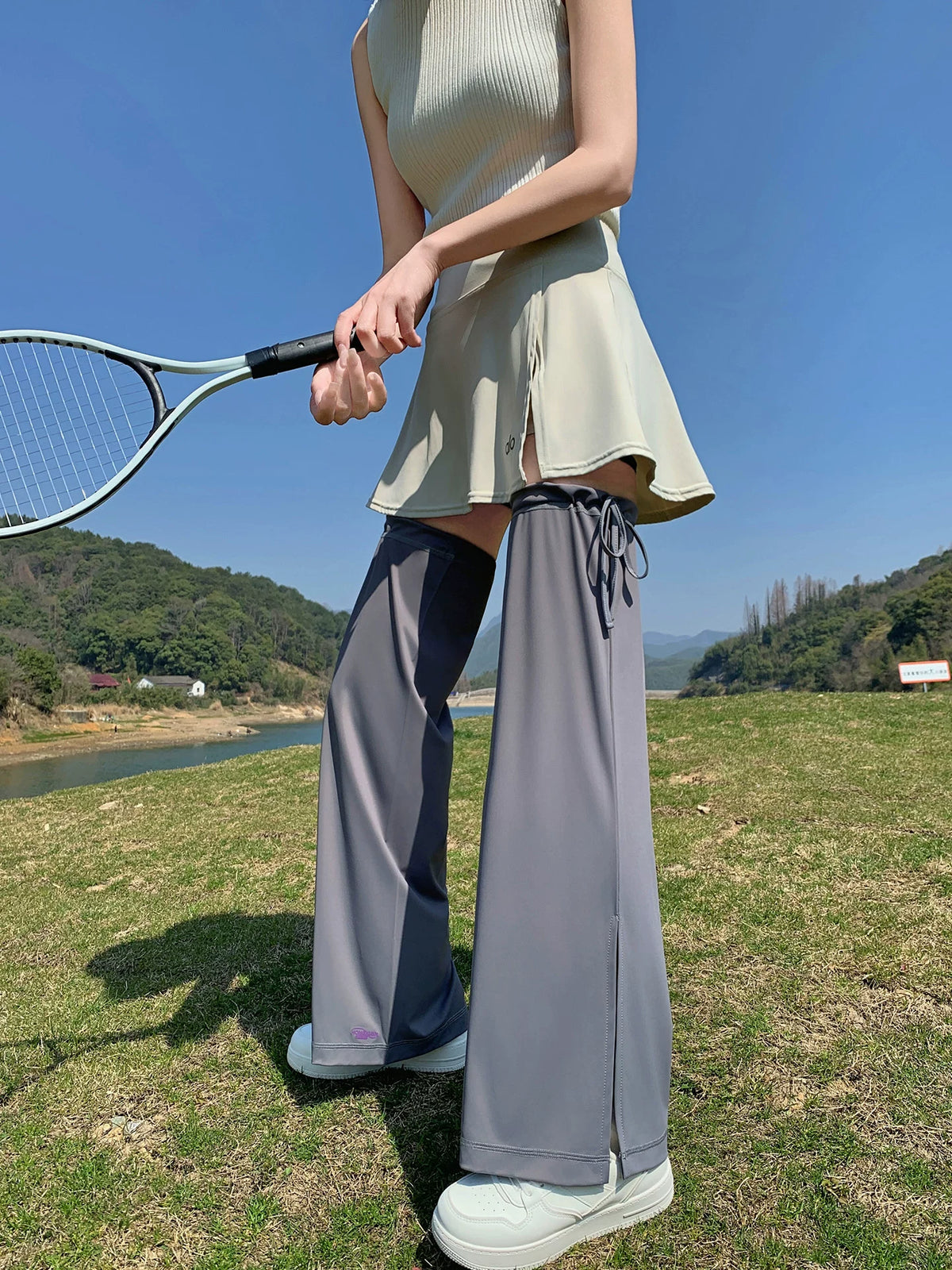 Ice Silk UV Protection Leg Sleeves for Cycling and Outdoor Activities