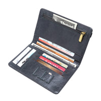 RFID Blocking Passport Holder Travel Wallet with Ticket and Document Organizer