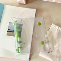 M5 5-Hole PVC Binder with Strap for Journals and Card Storage
