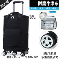 Portable Insulated Cooler Bag with Wheels for Outdoor Picnics and Food Delivery