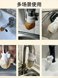 Food Grade Faucet Filter Bags for Kitchen and Dormitory Sinks, Splash-Proof Water Outlet Filters