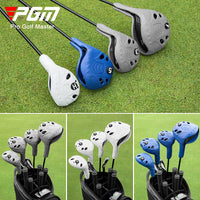PGM Golf Club Head Cover Silicone Washable Driver Fairway Wood Hybrid Protector