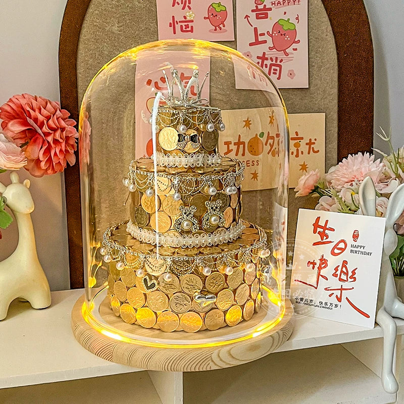 DIY Coin Cake Crown Photo Frame Kit for Valentine's Day Gift