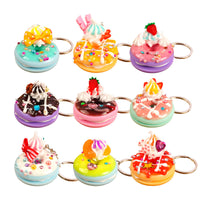 Creative Simulation Donut Keychain Pendant for Bags
