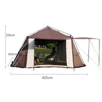 Outdoor Waterproof Sunshade Canopy Tent for Camping and Beach