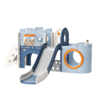 Yayakids Indoor Kids Slide and Climbing Playset with Pirate Ship