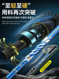 Norsanker Carbon Fiber Trekking Poles - Ultralight Telescopic Hiking Staff for Men & Women