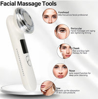 EMS Hot & Cold Facial Massager for Skin Rejuvenation and Lifting