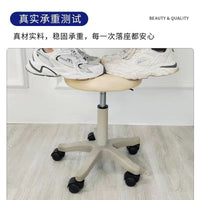 Adjustable Swivel Salon Stool with Wheels for Beauty, Nail, and Hair Salons
