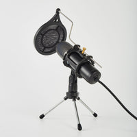 USB Condenser Microphone for Karaoke, Live Streaming, Gaming, and Recording - Cardioid Pickup