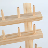 Wooden Thread Spool Holder for Sewing and Embroidery
