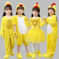 Kids' Yellow Chick Duck Performance Costume for Dance & Stage