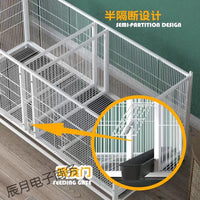 Multi-Tier Pigeon Breeding Cage with Divider, Pet Shop Boarding Cage for Pigeons and Small Animals