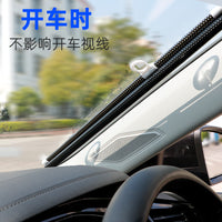 Retractable Car Windshield Sun Shade with Suction Cups, UV Protection and Heat Insulation