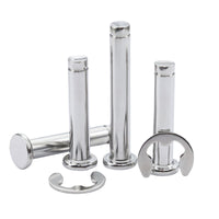 304 Stainless Steel Slotted Flat Head Clevis Pin with Hole for Positioning and Retaining Ring