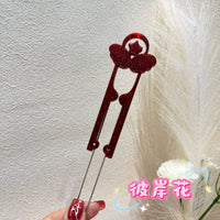 Perler Bead Tweezers with Dual Stainless Steel Needles for Crafting