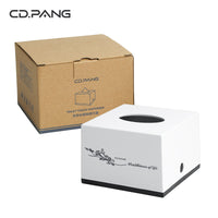 Desktop Tissue Box for Living Room Dining Table Hotel Commercial Use, Multifunctional with Toothpick Holder