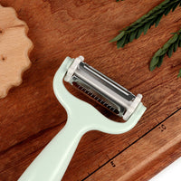 3-in-1 Dolphin Shaped Stainless Steel Swivel Peeler for Fruits and Vegetables