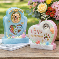 Heart-shaped Pet Urn Resin Mold for DIY Cat Dog Memorial Keepsake