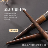 Professional Makeup Brush Set with Natural Wool and Synthetic Fiber Brushes for Eyeshadow, Foundation, and Powder