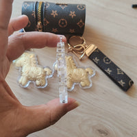 Acrylic Horse Keychain Pendant Shell for Bags
