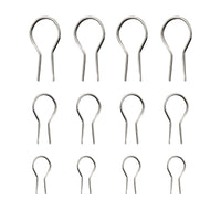 Ceramic Firing R-Type Hanging Needles for DIY Jewelry & Ornaments, Tungsten Wire High-Temperature Hooks