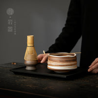 Handmade Ceramic Matcha Bowl for Traditional Japanese Tea Ceremony