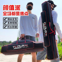 Waterproof Fishing Tackle Bag Large Capacity Sea Rod Bag Multi-functional Fishing Rod Storage Bag Fishing Supplies